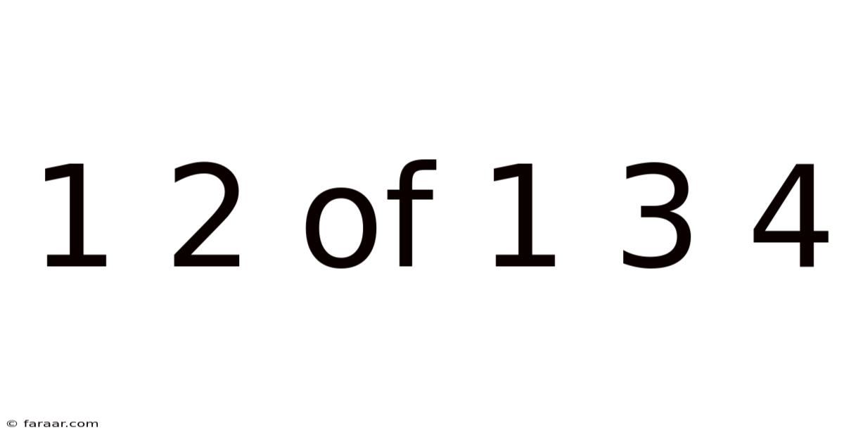 1 2 Of 1 3 4