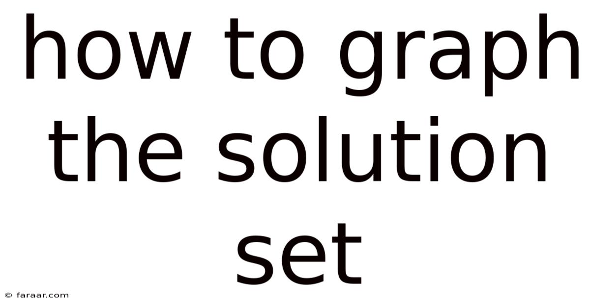 How To Graph The Solution Set