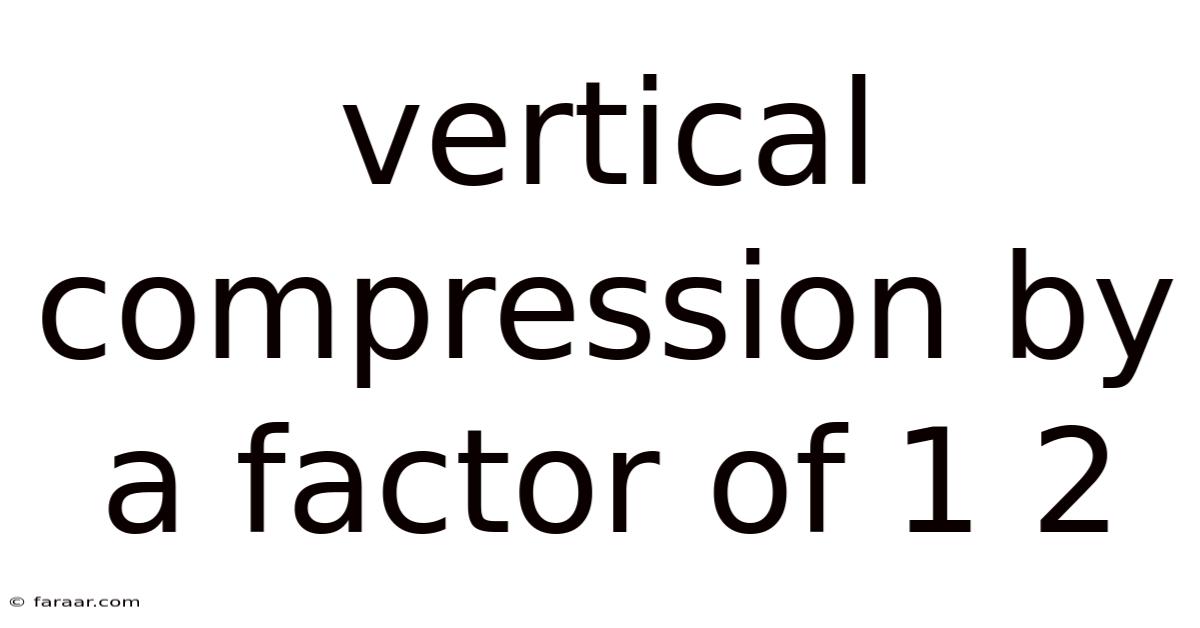 Vertical Compression By A Factor Of 1 2