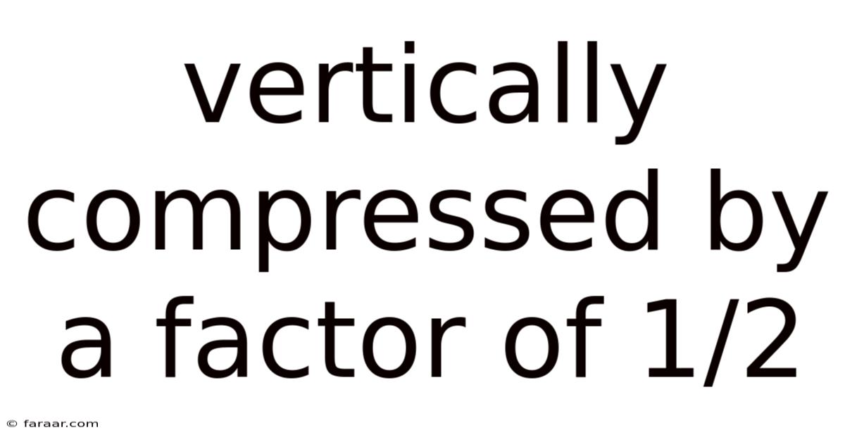 Vertically Compressed By A Factor Of 1/2