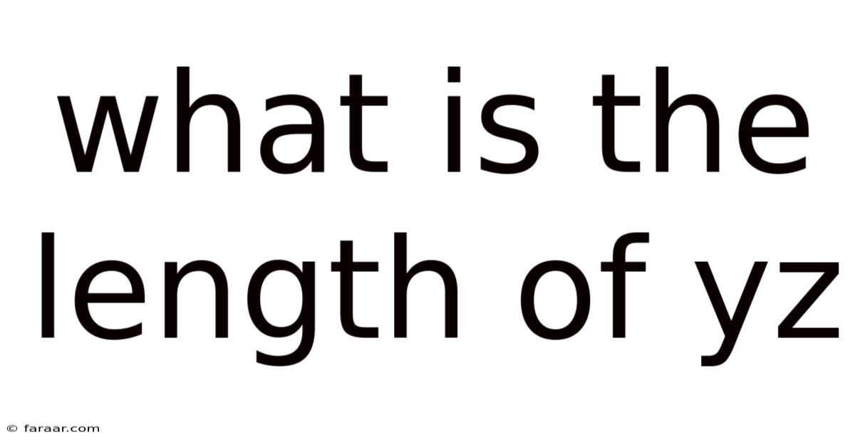 What Is The Length Of Yz