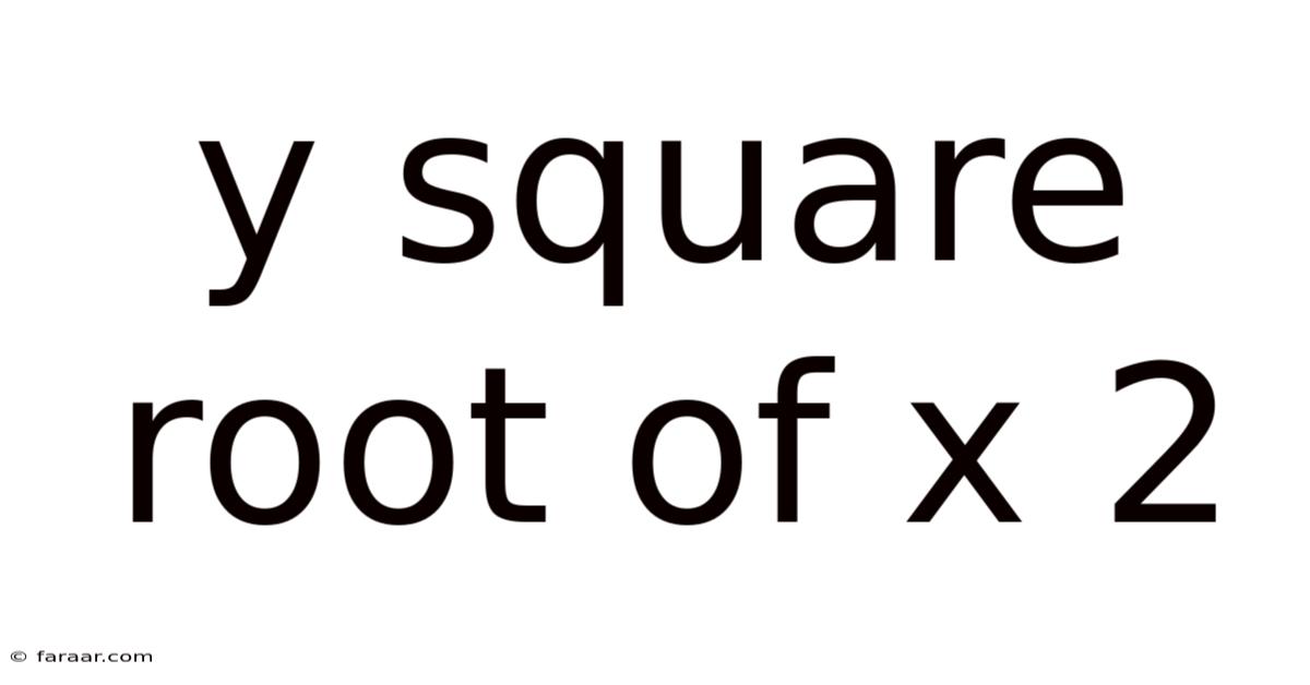Y Square Root Of X 2